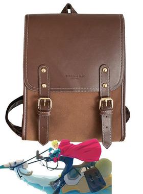 2024枪神TRIGUN双肩包 史丹比特cos动漫周边Pu皮革背包