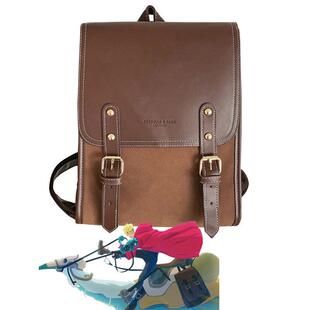 2024枪神TRIGUN双肩包 史丹比特cos动漫周边Pu皮革背包