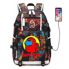 Among Us游戏周边书包背包双肩包在我们当中动漫二次元学生旅行包