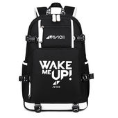 热卖 ADDICKES电音Avicii周边A神DJ青年中学生书包双肩包背包男女