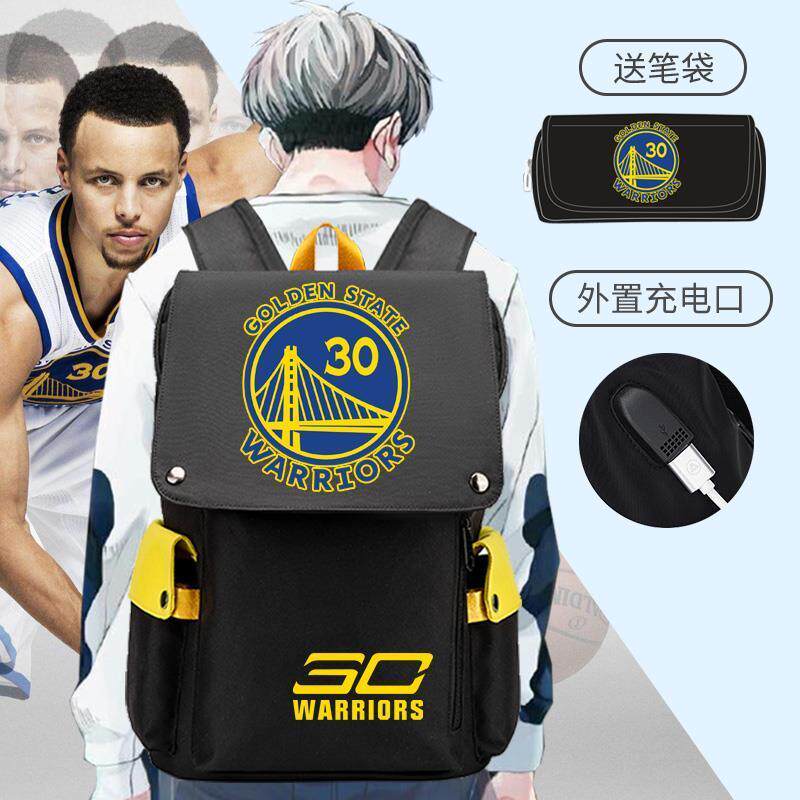 2024库里周边金州勇士队NBA篮球明星男女学生书包电脑旅行双肩背