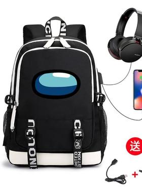 2024Among us动漫游戏周边男女时尚旅行包初高中学生双肩书包代发