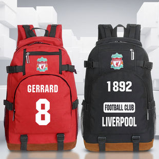 利物浦杰拉德足球运动包旅行电脑背包中高学院学生书包男女双肩包