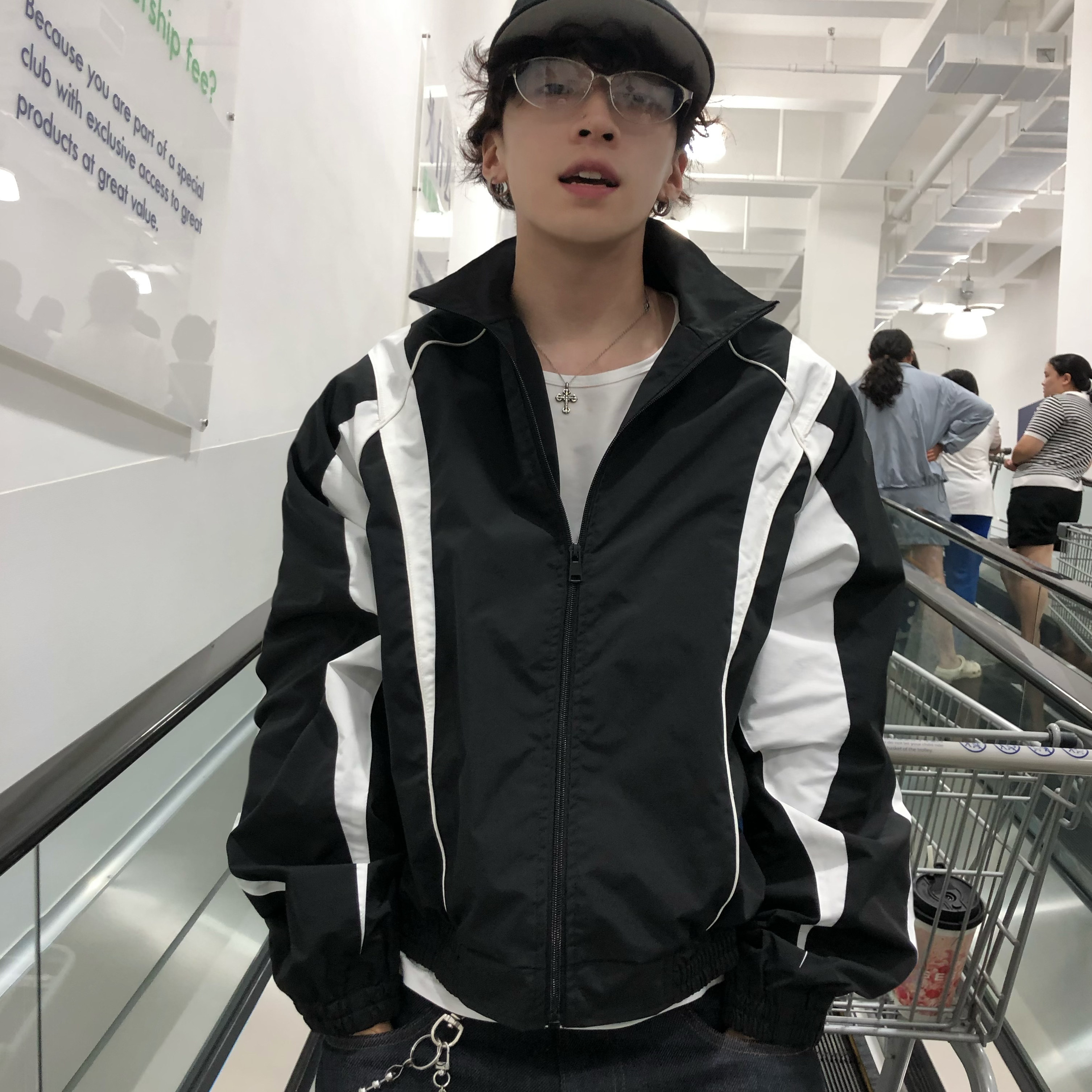 Nocircle新品撞色拼接梭织外套