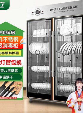 金立消毒柜商用立式大容量餐饮饭店双门不锈钢消毒碗柜