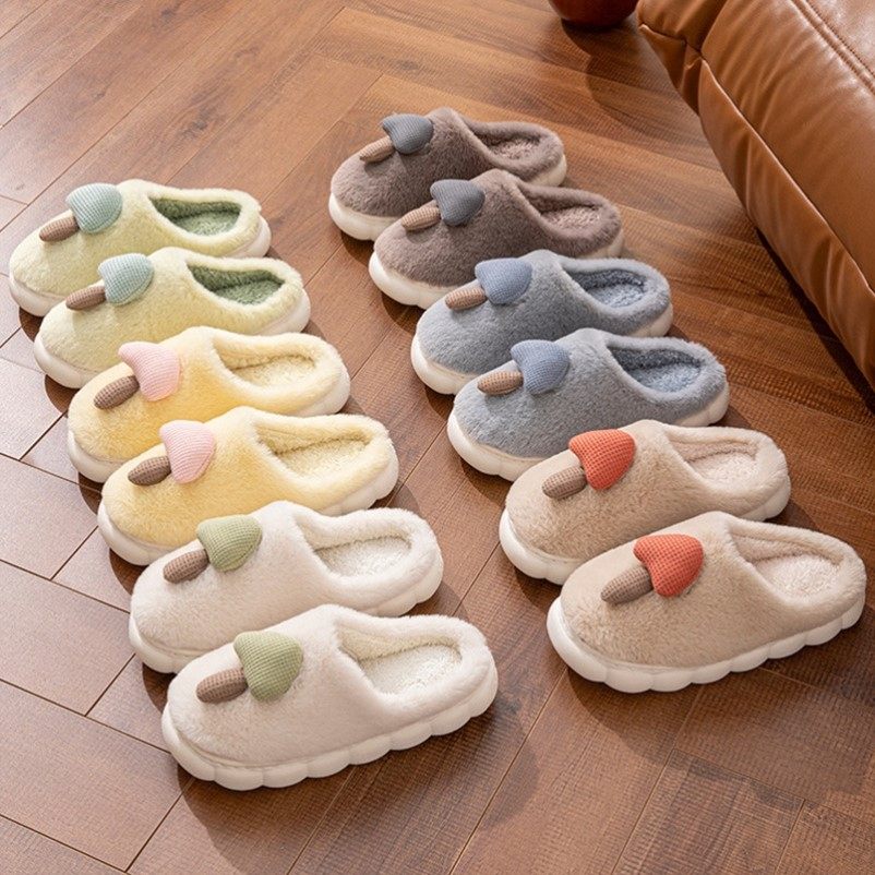 棉拖鞋女款秋冬季2025新款室内家居保暖居家防滑毛绒拖鞋女士冬天