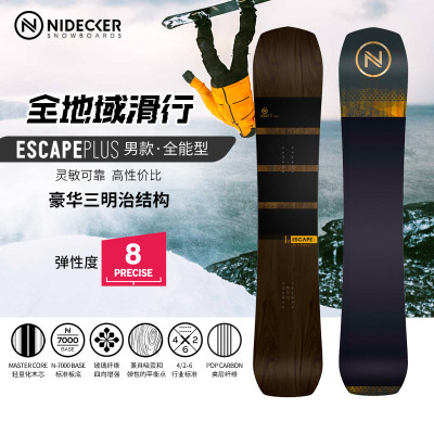 瑞士Nidecker单板滑雪板全能板全地域刻滑高端板男Escape Plus