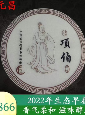 云南普洱茶恒元昌2022年项伯生态早春