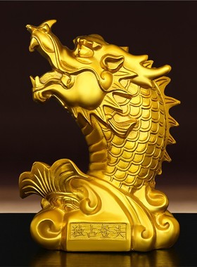 2026黄铜龙头鱼鳌鱼全铜五脊六兽鸱吻年年有鱼家居办公室装饰吉祥
