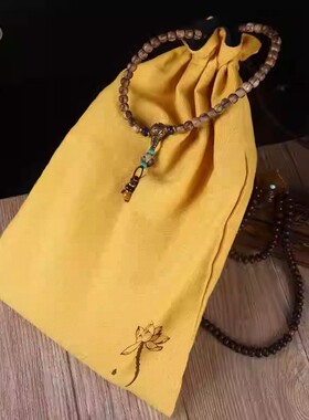 2026纯棉经书抽绳布袋经书防尘佛具口袋包经袋经书袋双层加绒