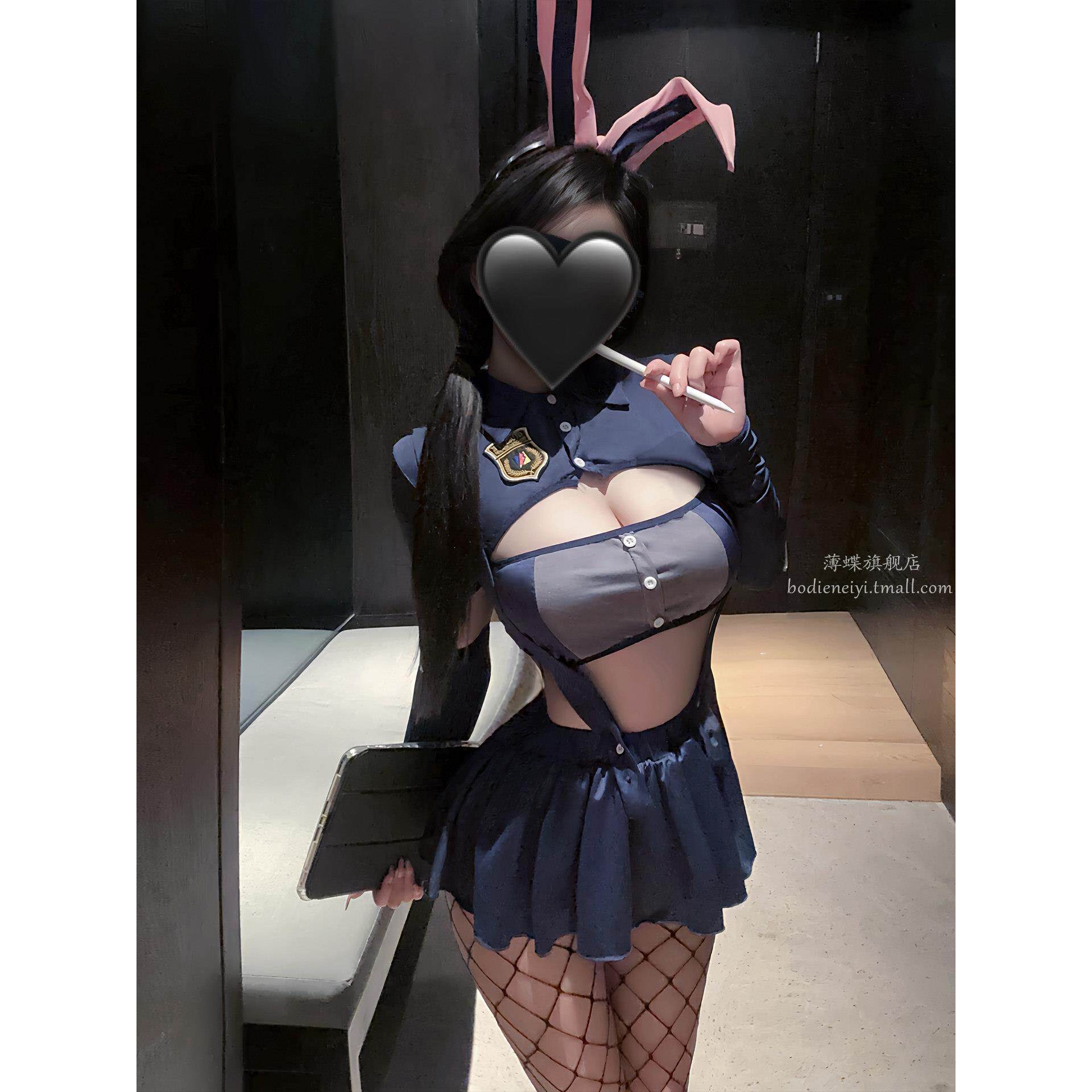性感纯欲少女俏皮短裙角色扮演制服兔子警官cos成人套装女郎qqny