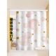 韩国无冲孔浴帘套装 加厚防霉隔断 浴室防水布 简约风格 浴室帘
