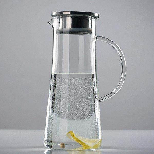 玻璃茶壶耐热玻璃水壶大容量凉水壶耐高温冷水壶水杯水具套装,餐饮具,冷水壶,淘宝优惠券,粉丝福利购,淘宝优惠卷