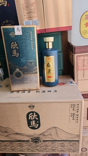52度欣马贵宾王整箱六瓶马场香型东营特产纯粮酿造走访自饮聚会