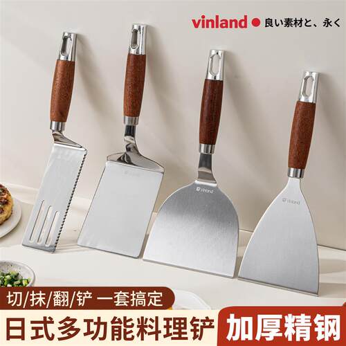 食品级耐高温铲子日本不锈钢煎铲铲子提拉米苏煎饼专用工具铁板烧
