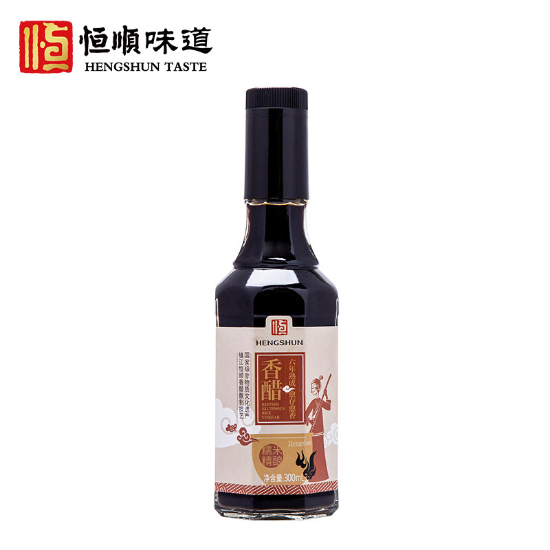 恒顺香醋300ml 六年陈酿纯酿造香醋家用食醋无保质期镇江特产陈醋