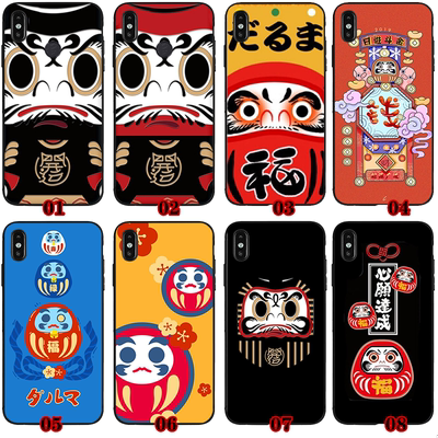 达摩七坛八起招财适用小米4c/5splu/6x/8青/9se/cc9e/10pro手机壳