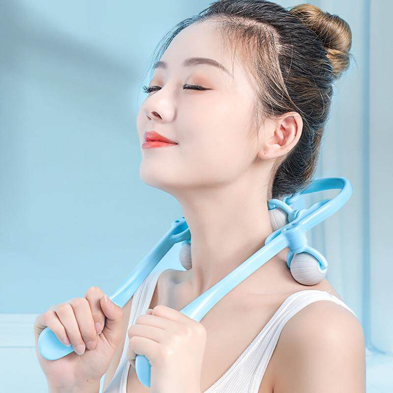 新款5球手动颈椎腰部揉捏按摩器