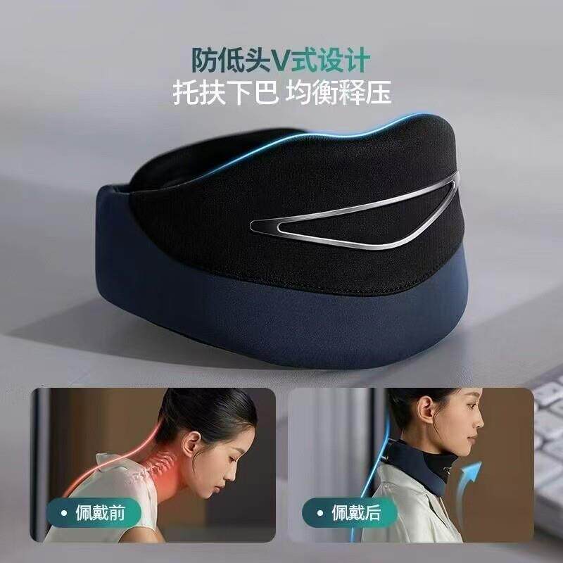 EMS脉冲热敷三合一颈椎按摩枕