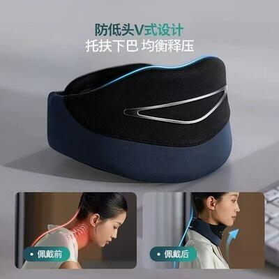 EMS脉冲热敷三合一颈椎按摩枕