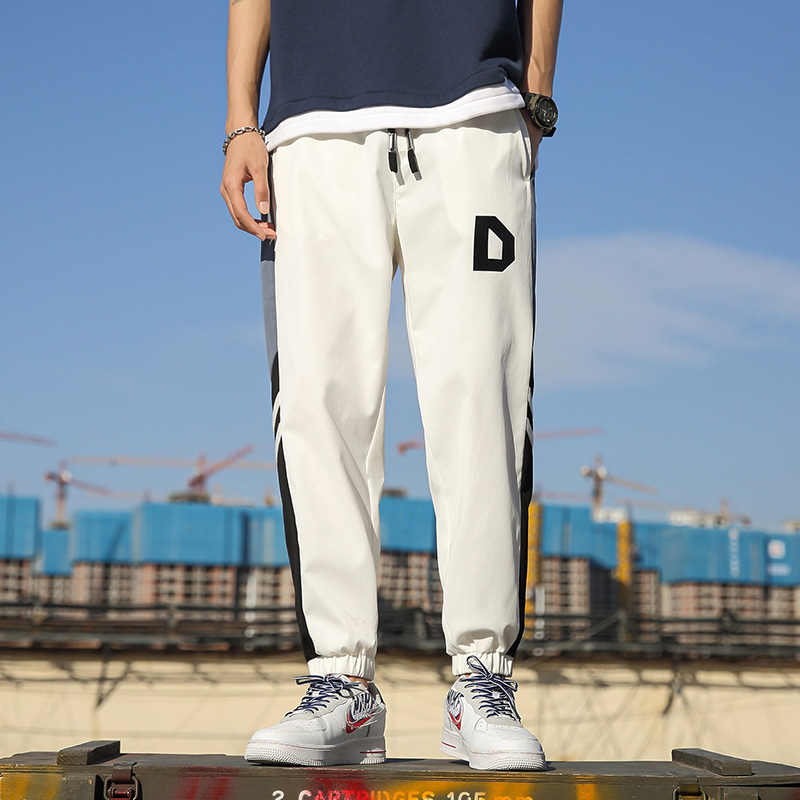 Casual pants men's middle and small youth Japanese spring and autumn leisure sports fashion brand men's trousers