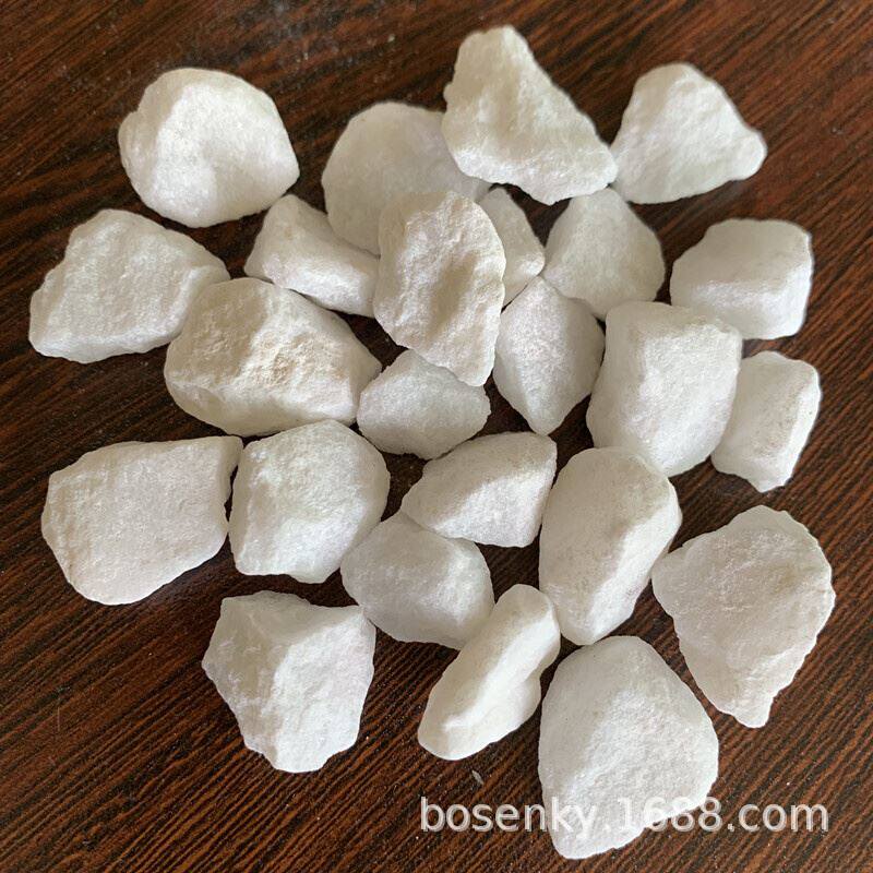 白色石子园林铺路用白色鹅卵石水磨石白石子水洗石造景白石c米