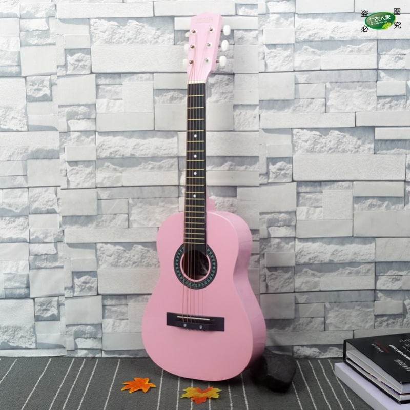 粉色吉他民谣其他乐器吉它新手初学者学生女生款入门自学网红30寸