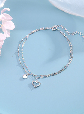 KOFSAC Trendy 925 Sterling Silver Anklets For Women