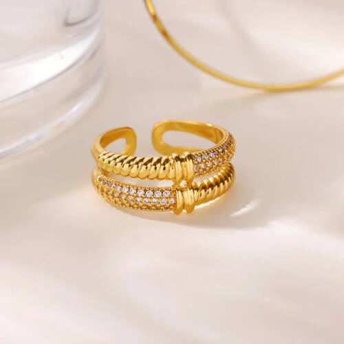 Free Shipping Multilayer Rings For Women Stainless Steel