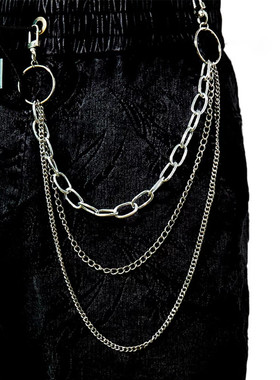 Vintage Long Metal Rock Trousers Hipster Pant Jean Keychain