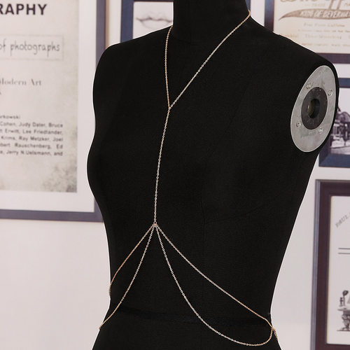 1 Pc Newest Fashion Sexy Body Chain Harness Crossover Belly