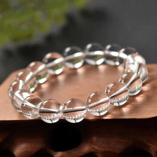 Natural Rock Crystal Bead Bracelet Women Fashion Reiki