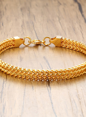 Elegant Stainless Steel Big Thick Chain Link Bracelets for