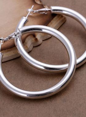 925 Stamped silver Earrings Fashion pretty nice fashion