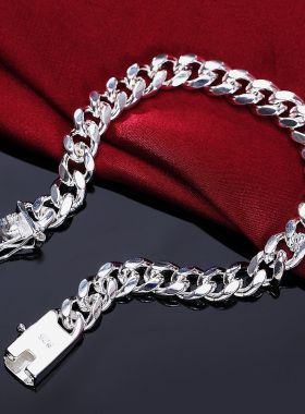 Silver color chain exquisite twisted bracelet fashion charm