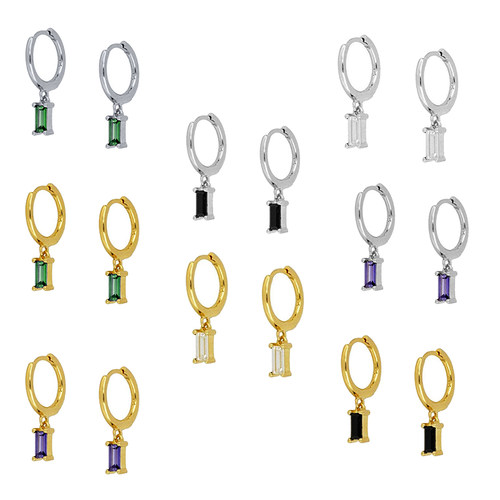 Real 925 Sterling Silver Hoop Earrings for Women Round