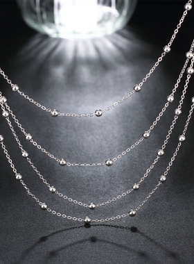 Fine 925 silver color necklace jewelry European style