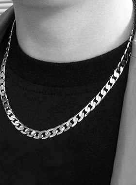 HNSP Stainless Steel Chain For Men Necklace Gold Silver
