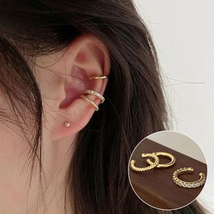 Cute Clip Earrings Female Buckle Ear Cuff No Piercings Fake