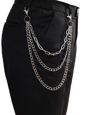 Punk Chain On The Jeans Pants Women Men Keychain Chains For