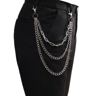 Punk Chain On The Jeans Pants Women Men Keychain Chains For