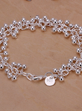 925 Sterling silver bracelets Charms bead chain fashion