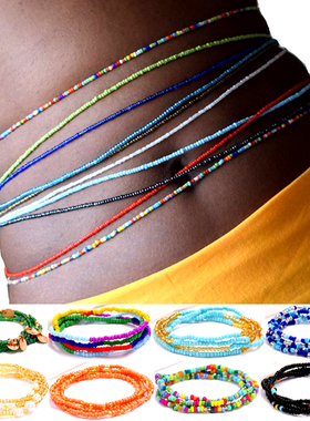 Hot Bohemia Bead Waist Chains Body Jewelry Summer Sexy