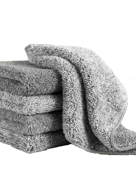 敏胤M3030C 30*30竹炭纤维多功能清洁巾 5片/包 单位：包浅碳灰色