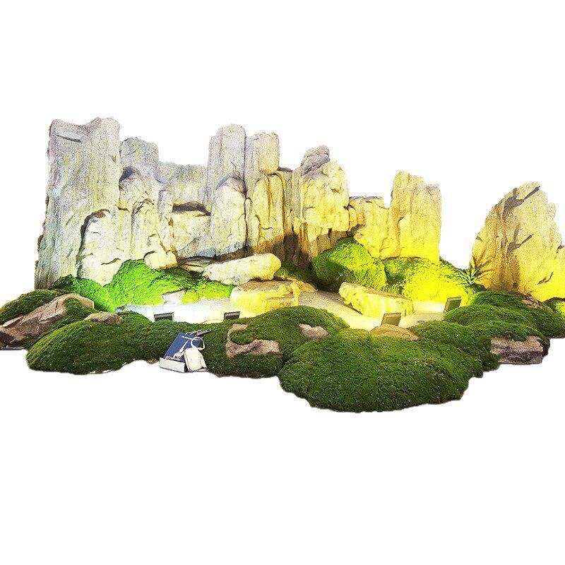 玻璃钢户外园林景观树脂仿真假山落地大型摆件定制可3D打印