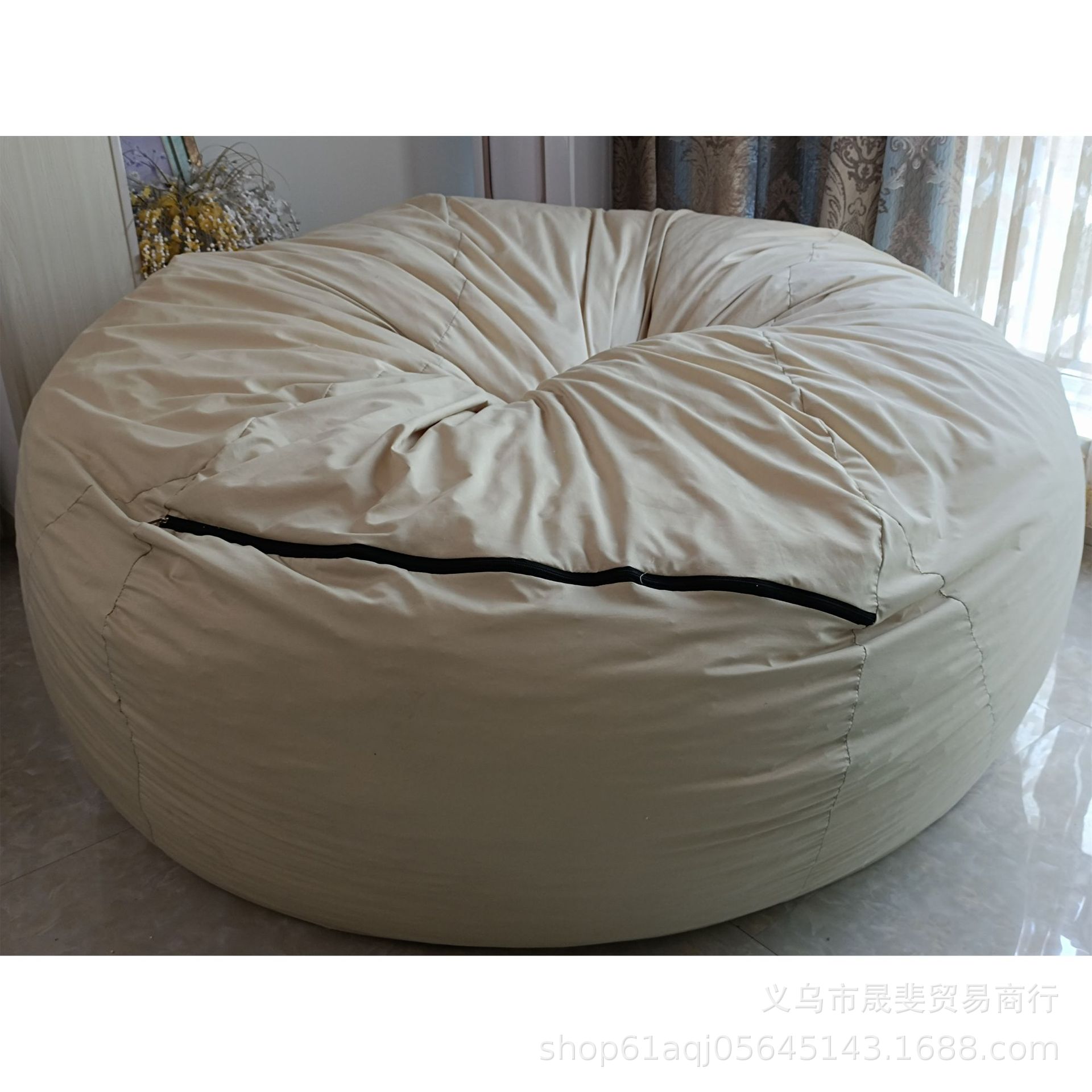 超大巨型豆袋懒人沙发泡沫eps粒子填充+外套