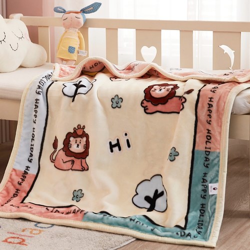 四季儿童毯幼儿园午睡空调毛毯