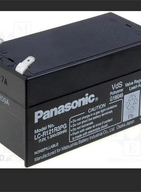 PANASONIC蓄电池 LC-R121R3PG 12V1.3AH/20HR 免维护可充电电池