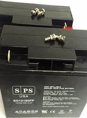 SPS USA蓄电池 SG12180FP 12V 18AH/20HR 10.5V免维护铅酸电池