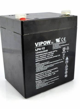 VIPOW蓄电池 LP4-12 12V4AH/20HR 免维护可充电电池